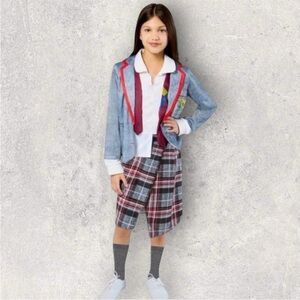 NWT Beetlejuice Beetlejuice Astrid school uniform- Size small kids